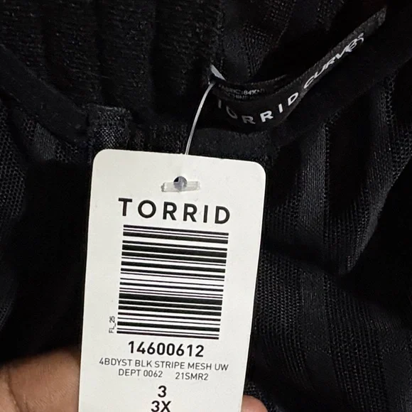 Torrid Black Mesh Bodysuit - Picture 3 of 6